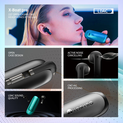 X-BOAT PRO™ : The Latest Flagship Active Noise Cancelling Semi-In-Ear Earbuds